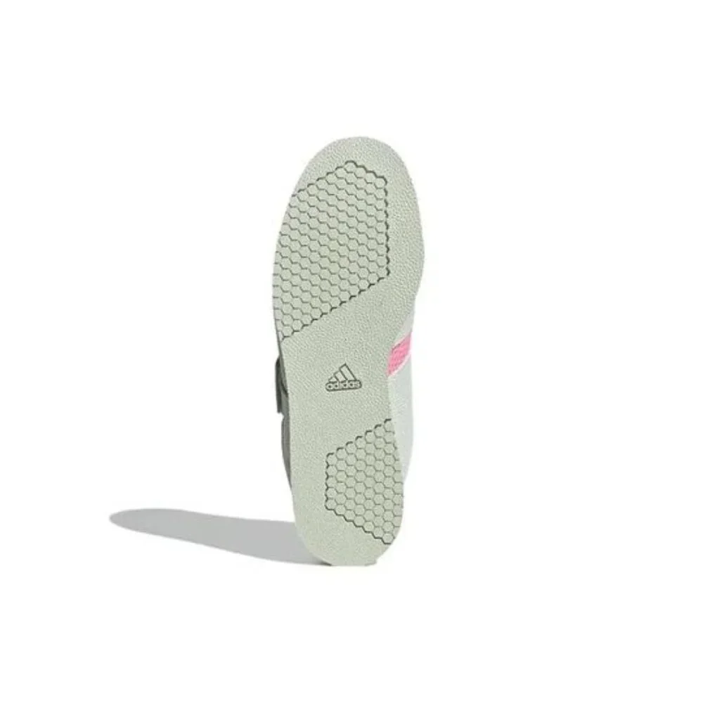 Adidas Powerlift 5 Weightlifting Shoes‎ Green & Pink US Mens 11.5 Womens 12.5